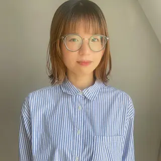 ミディアム カラー ヘアアレンジ 🌼似合わせのプロ 心斎橋/rena🌼のマツエク・マツパデザイン