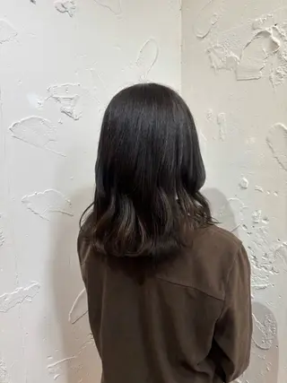 セミロング 髙木 雅子のヘアスタイル