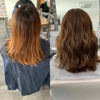 セミロング 平田 広大のヘアスタイル