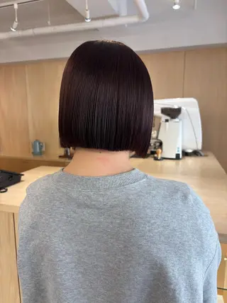 ショート ボブ/ベージュ /MIYUのヘアスタイル