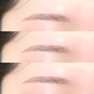 アイブロウ 束感まつげ/透明感眉 🎀 haru 🤍のマツエク・マツパデザイン