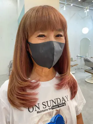 セミロング 似合わせヘア 💇🏻‍♀/マリアのヘアスタイル