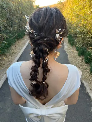 ロング ヘアアレンジ 【ヘアセット専門】 ヘアメイクＭＡＮＡのヘアスタイル