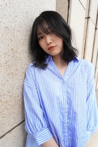 セミロング ヘアアレンジ ❇️安達 優心❇️ レイヤー/艶髪特化のヘアスタイル