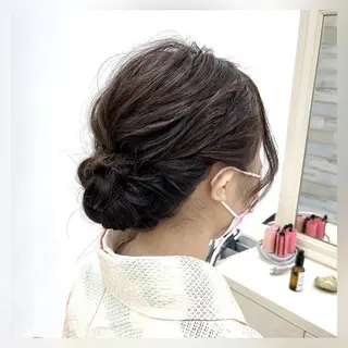 ヘアアレンジ 似合わせヘアメイク 💐オダギリチアキのヘアスタイル