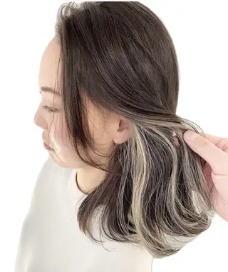 ミディアム 40代ママの 若見え専門美容師のヘアスタイル