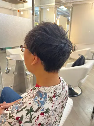 ショート メンズ フルカワ リナのヘアスタイル