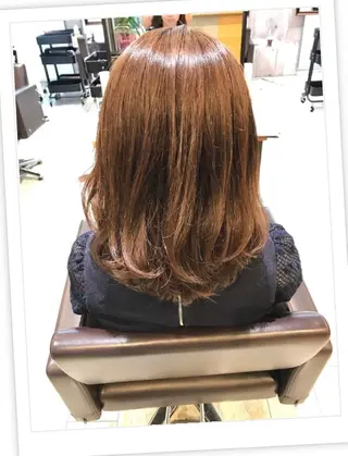 セミロング カラー パーマ ヘアアレンジ メンズ キッズ ネイル マツエク・マツパ EnBlesS西宮 マンツーマン神道有基のヘアスタイル