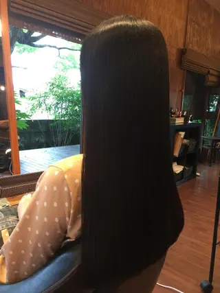 ロング ＠kutsu tetsuoのヘアスタイル