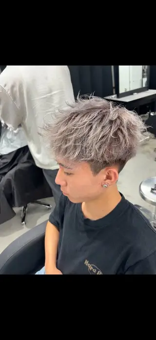 ショート カラー 福岡美容室【pia】 タイヘイのヘアスタイル