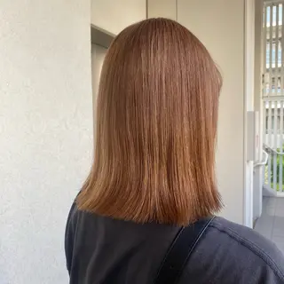 ミディアム fumi🪞血色感 アップ艶カラーのヘアスタイル