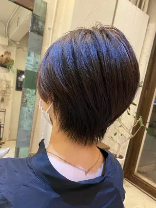 ショート 谷九/天王寺/上本町 ショート/ボブ/北川のヘアスタイル