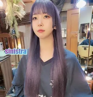 ロング カラー 足利市・原宿・表参道 シニストラのヘアスタイル