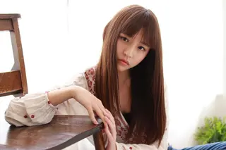 ロング カラー 岩出 俊のヘアスタイル