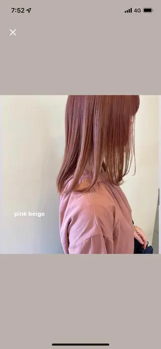 ロング カラー カノエ 松江学園店のヘアスタイル