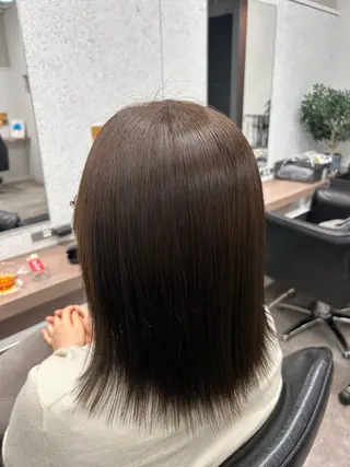 ミディアム ボブ/透明感カラー/ 髪質改善/🌙/ルナのヘアスタイル