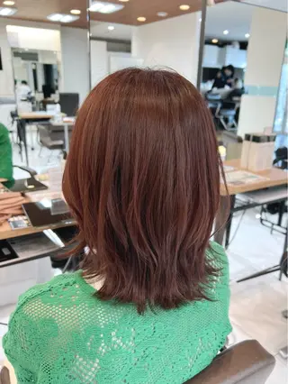 ミディアム 八木菜美 似合わせ/ニュアンスのヘアスタイル