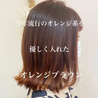 ミディアム カラー 【髪質改善】 梅田　聡のヘアスタイル