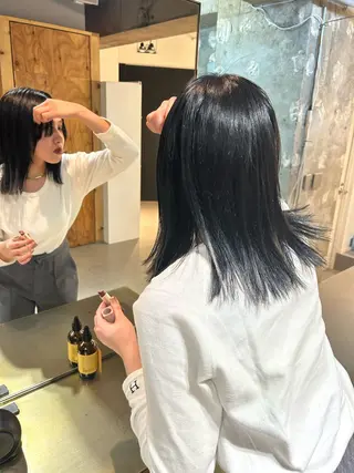 ミディアム カラー 成田 渉太郎のヘアスタイル