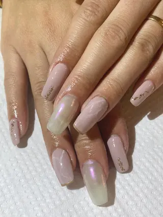 ロング shandy nailのネイルデザイン