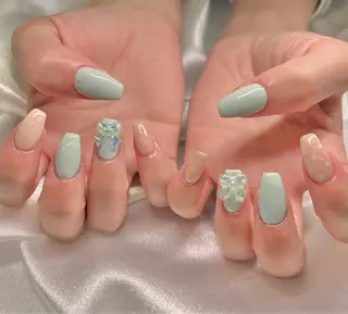 ミディアム Silent /話さないネイルサロン所属・Silent 話さないネイルサロンのネイルデザイン