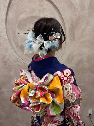 ミディアム ヘアアレンジ mai 🎀 / ガーリーヘア ♡のヘアスタイル