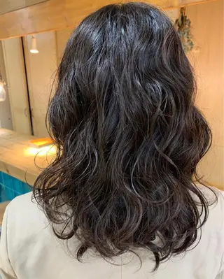 ロング パーマ YUKI 新宿カット パーマ/カラーのヘアスタイル