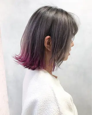 ミディアム カラー welring hair salonのヘアスタイル