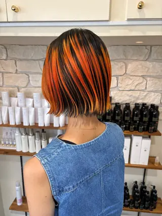 カラー 大浜 美咲のヘアスタイル