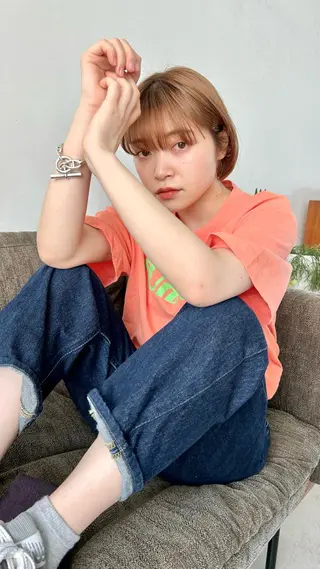 ショート カラー 一ノ瀬 暁のヘアスタイル