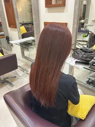 ロング カラー 齋藤 真帆のヘアスタイル