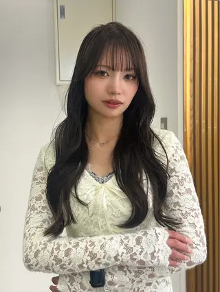 ロング 韓国ヘア/レイヤー/ sara 🎀のヘアスタイル