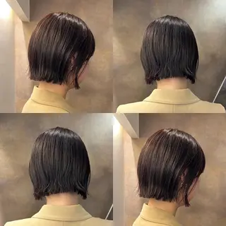 ミディアム カラー SAKINO. ベージュカラーのヘアスタイル