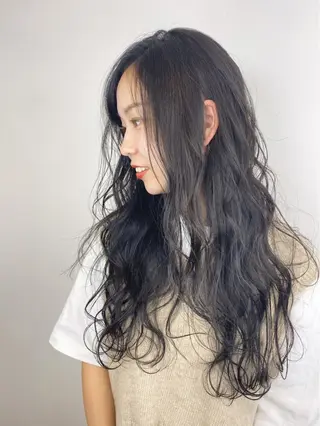 ロング カラー メンズサロン アソビ元町のヘアスタイル