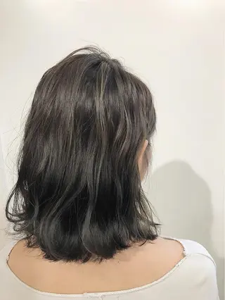 ミディアム カラー イメチェン☆丁寧接客 田中 優貴のヘアスタイル