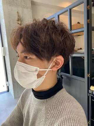 ミディアム カラー パーマ メンズ 似合う髪型が 分からない方へのヘアスタイル