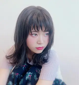 セミロング カラー エクステ/髪質改善/ rita/フルヤマのヘアスタイル