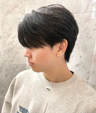 ミディアム バレイヤージュ⭐️ 栄/舩木裕矢のヘアスタイル