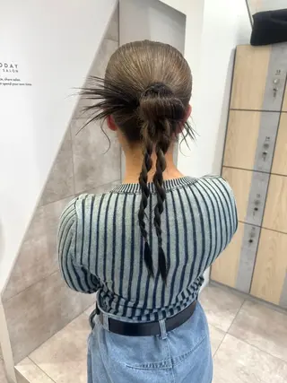 ロング 三輪 恭平のヘアスタイル