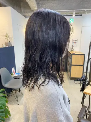 ミディアム カラー 暖色カラー/天神/ ヘイマサクラのヘアスタイル
