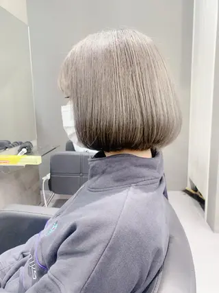 カラー 酸性ストレート 髪質改善のヘアスタイル