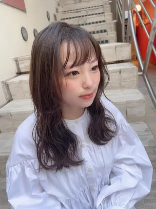 ミディアム Of hair 　自由が丘　　WEST店所属・松平 葵のヘアスタイル