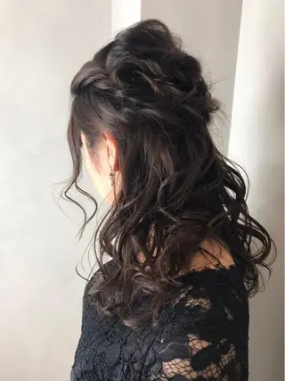 ロング ヘアアレンジ BROCANTE立川 karasawa.nのヘアスタイル