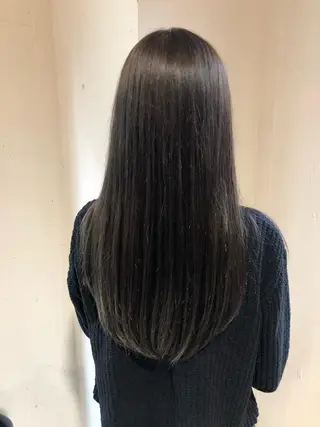 ロング カラー ヘアアレンジ 透明感カラー🤎 ゆりのヘアスタイル