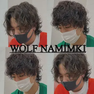 ショート パーマ メンズ HIKARU副店長/ ✨️髪質改善のヘアスタイル