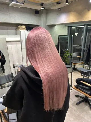ロング カラー レイヤー/ブロンド 透明感カラー/ヒロトのヘアスタイル