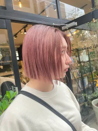 ショート 透明感カラー 🦋AYAのヘアスタイル