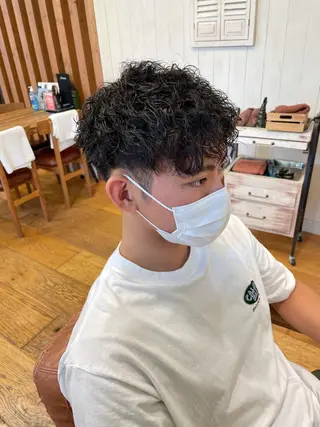 ショート パーマ 似合わせ特化 /馬場 翼のヘアスタイル