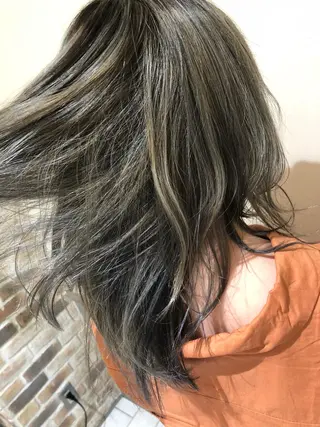 ミディアム カラー パーマ ヘアアレンジ 【ツヤ髪美容師】 ツダケイスケのヘアスタイル