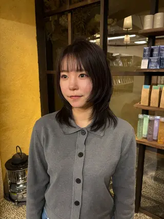 ミディアム zerohair むらなかあやね🐰ᩚのヘアスタイル